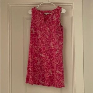 Size Small Pink and White Floral Dress